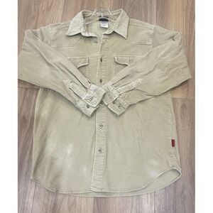 Patagonia - Organic Cotton Shirt  S. Badge Western Style. CORDUROY
